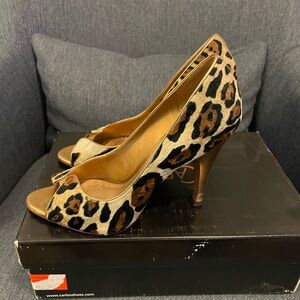 Carlos by Carlos Santana Animal Print Heels
